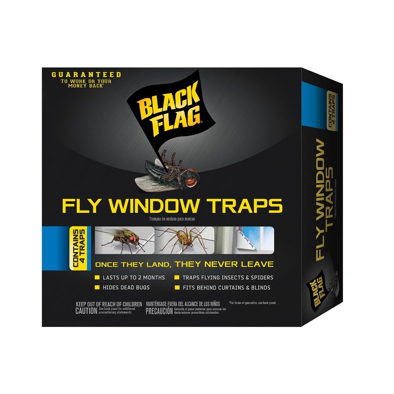 Black Flag, Fly Window Trap, 4-count, Clear - Image 4